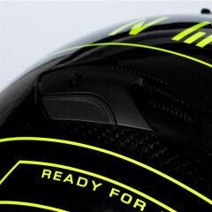 Zeus ZS-1800B Gloss Carbon AM8 Fluo Yellow Kapalı Kask