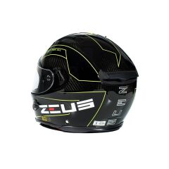 Zeus ZS-1800B Gloss Carbon AM8 Fluo Yellow Kapalı Kask