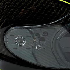 Zeus ZS-1800B Gloss Carbon AM8 Fluo Yellow Kapalı Kask