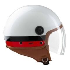 TUCANO URBANO EL JETTIN 6.0 YARIM KASK MILAN DEVIL İNCİ BEYAZI