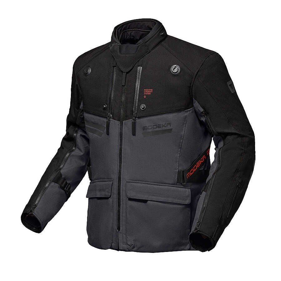 MODEKA ATLAZ WATERPROOF 'AAA' CEKET KOYU GRİ SİYAH