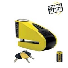 AUVRAY B-LOCK 06 ALARMLI DİSK KİLİDİ 6 MM 120db SARI-SİYAH