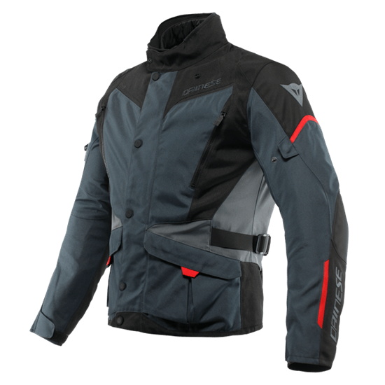 Dainese Tempest 3 Ebony Black Lava Red D-Dry Mont