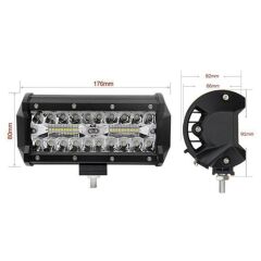 Knmaster Snake x2 120W Bar Tipi Off Road Led Sis Farı