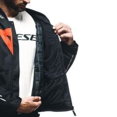 Dainese Avro 5 Black Red Fluo White Tekstil Mont