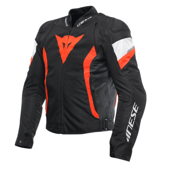 Dainese Avro 5 Black Red Fluo White Tekstil Mont