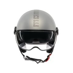 Momodesign Fgtr Evo Hip Matt Grey Cerulean Grey Açık Kask