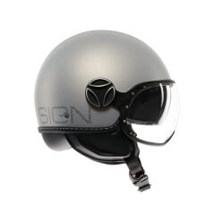 Momodesign Fgtr Evo Hip Matt Grey Cerulean Grey Açık Kask