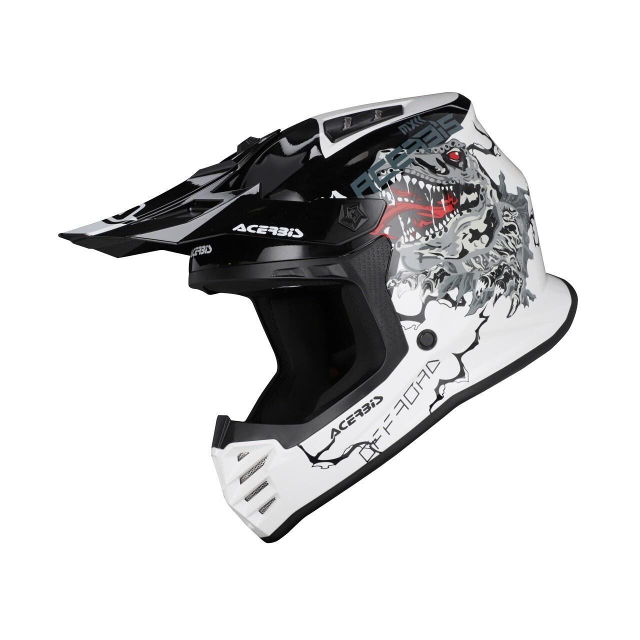 Acerbis Profıle Çocuk Kask Beyaz Siyah