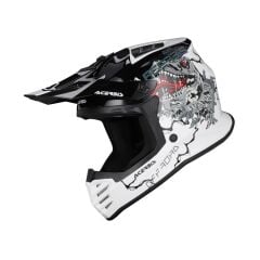 Acerbis Profıle Çocuk Kask Beyaz Siyah