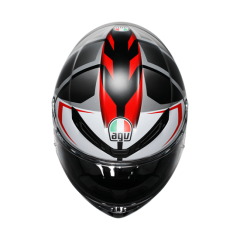 Agv K6 S Karve Matt Black White Red Configuration Kapalı Kask