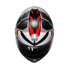 Agv K6 S Karve Matt Black White Red Configuration Kapalı Kask