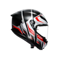 Agv K6 S Karve Matt Black White Red Configuration Kapalı Kask