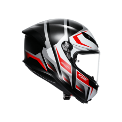 Agv K6 S Karve Matt Black White Red Configuration Kapalı Kask