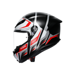 Agv K6 S Karve Matt Black White Red Configuration Kapalı Kask