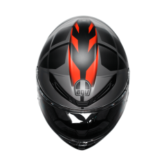 Agv K6 S Karve Matt Blk Grey Red Kapalı Kask