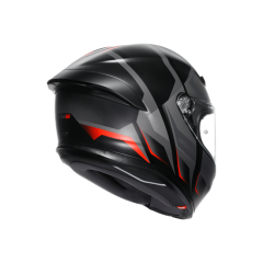 Agv K6 S Karve Matt Blk Grey Red Kapalı Kask