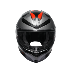 Agv K6 S Karve Matt Blk Grey Red Kapalı Kask