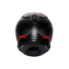 Agv K6 S Karve Matt Blk Grey Red Kapalı Kask