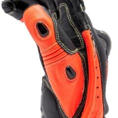 Dainese Full Metal 7 Black Red Fluo Deri Eldiven