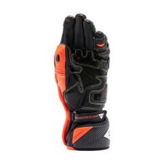 Dainese Full Metal 7 Black Red Fluo Deri Eldiven