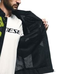 Dainese Herosphere Air Black Fluo Yellow Tekstil Mont