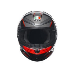 Agv K6S Mplk Slashcut Blk Grey Red Kapalı Kask