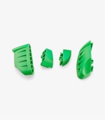 PUIG/20872V RUBBER ENDS BY PAIR FR SLIDERS PRO 2.0 C/GREEN