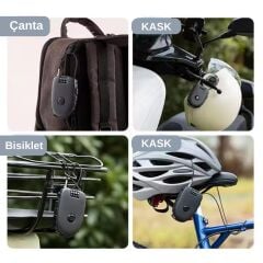 Knmaster HL300 Motosiklet Kaskı Kilidi