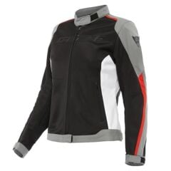 DAINESE CEK/HYDRAFLUX 2 AIR LADY D-DRY BLK CHR-GRY LAVA-RED