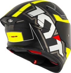 KYT TT-REVO KASK ELECTRON MATT SİYAH SARI