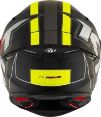 KYT TT-REVO KASK ELECTRON MATT SİYAH SARI