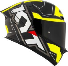 KYT TT-REVO KASK ELECTRON MATT SİYAH SARI