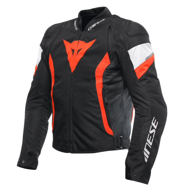 Dainese Avro 5 Black Red Fluo White Tekstil Mont
