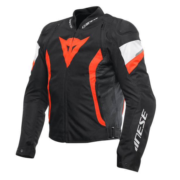 Dainese Avro 5 Black Red Fluo White Tekstil Mont