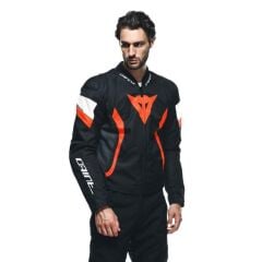 Dainese Avro 5 Black Red Fluo White Tekstil Mont