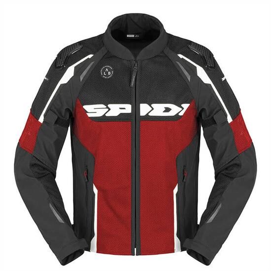SPIDI RACE WARRIOR 2 NET YAZLIK CEKET SİYAH KIRMIZI