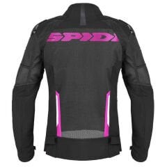 SPIDI RACE WARRIOR 2 NET LADY YAZLIK CEKET SİYAH FUŞYA