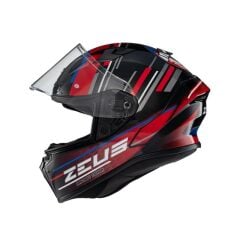 Zeus ZS-826 BK15 Red Kapalı Kask ( Pinlock Dahil)