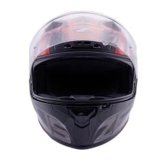 Zeus ZS-826 Pearl Black Red BK3 Kapalı Kask (Pinlock Dahil)