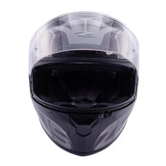 Zeus ZS-826 Pearl Black Silver BK3 Kapalı Kask (Pinlock Dahil)