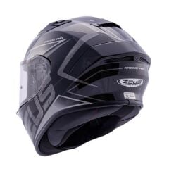 Zeus ZS-826 Pearl Black Silver BK3 Kapalı Kask (Pinlock Dahil)