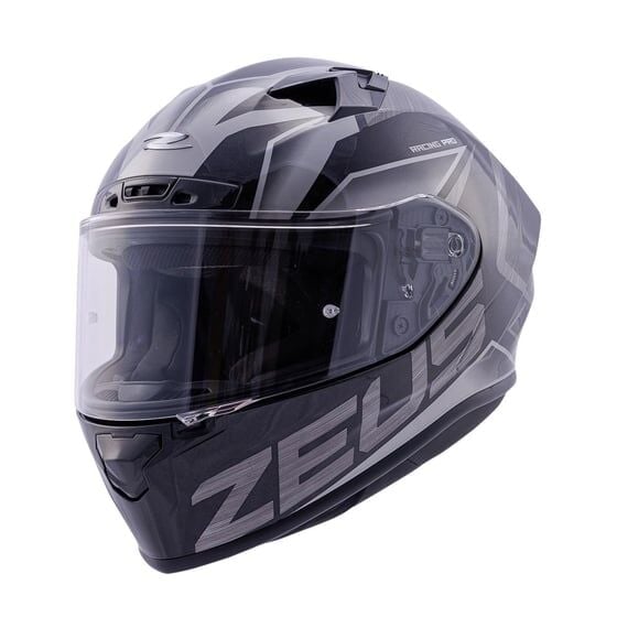 Zeus ZS-826 Pearl Black Silver BK3 Kapalı Kask (Pinlock Dahil)
