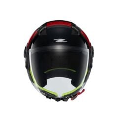 Zeus ZS-213 AX5 Black Red Grey Açık Kask