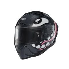 Zeus ZS-826 BK12 Gray Kapalı Kask (Pinlock Dahil)