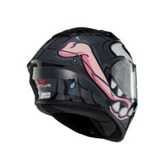 Zeus ZS-826 BK12 Gray Kapalı Kask (Pinlock Dahil)