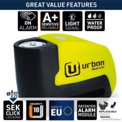 URBAN SECURITY UR6 ALARMLI DISK KILIDI