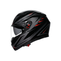 Agv K3 Syth Black Red Kapalı Kask