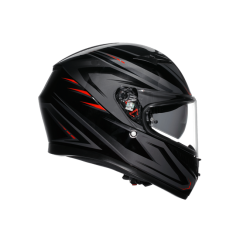 Agv K3 Syth Black Red Kapalı Kask