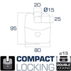 URBAN SECURITY 15MM SRA SINIFI COK AMACLI KILIT U8K